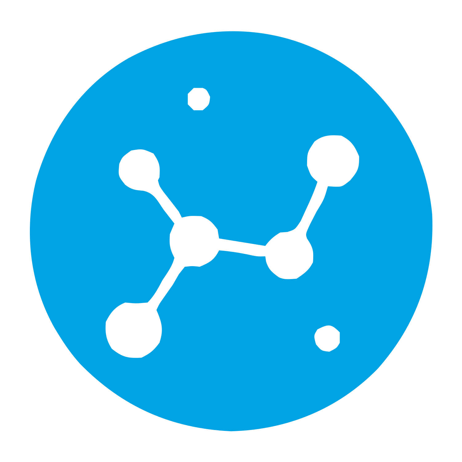 Constellation Circle Logo #00a3e4