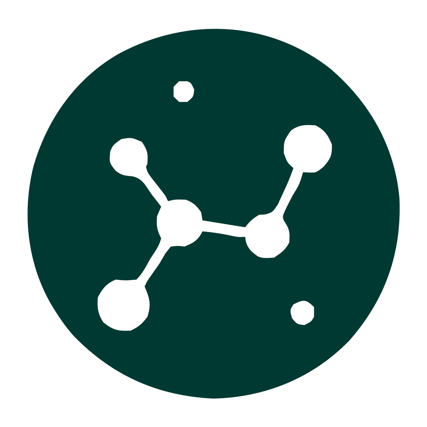 Constellation Circle Logo #003932
