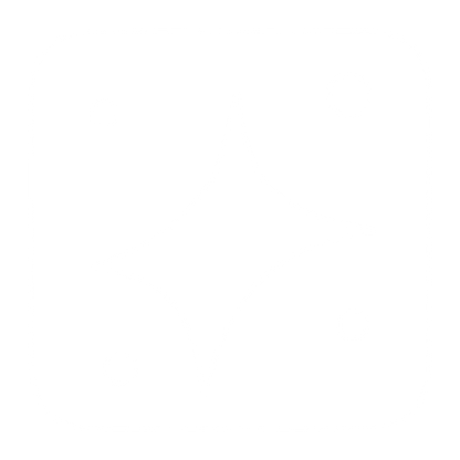 Four-Point Star Negative Space Logo #ffffff