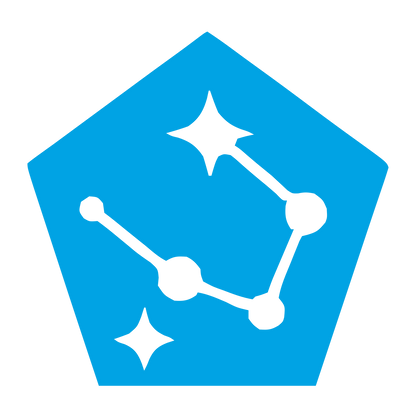 Constellation Pentagon Logo #00a3e4