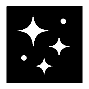 Sparkle Stars Constellation Logo