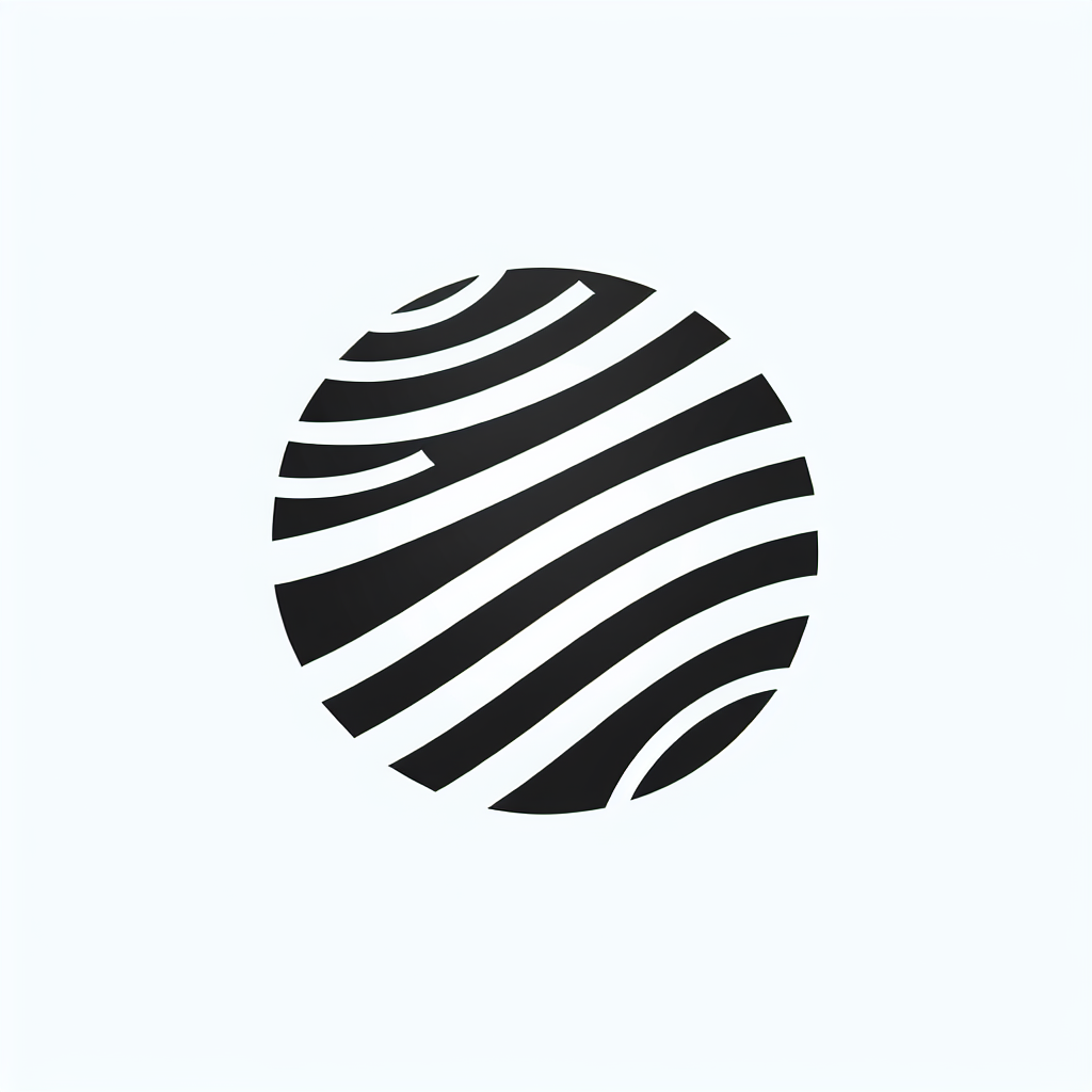 Circle Logo with Lines