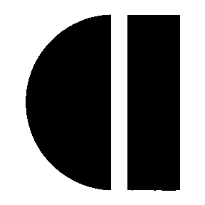 Half Moon Phase Logo