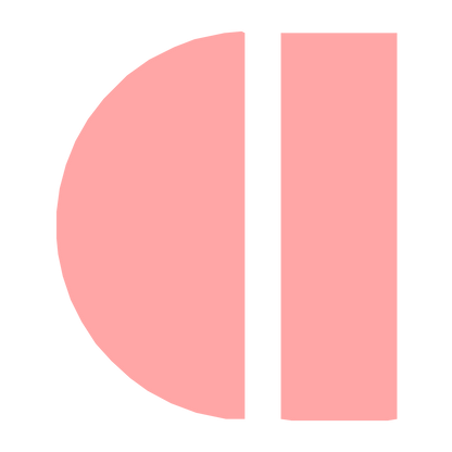 Half Moon Phase Logo #ffa6a6