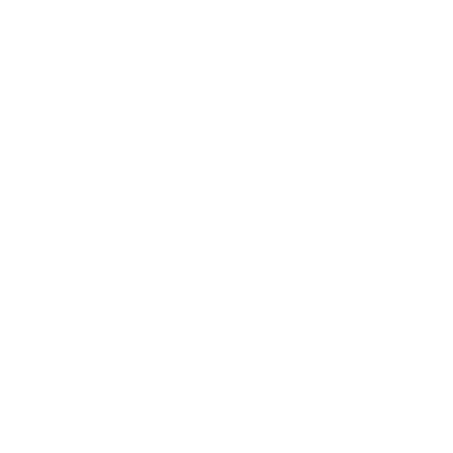 Half Moon Phase Logo #ffffff