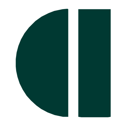 Half Moon Phase Logo #003932