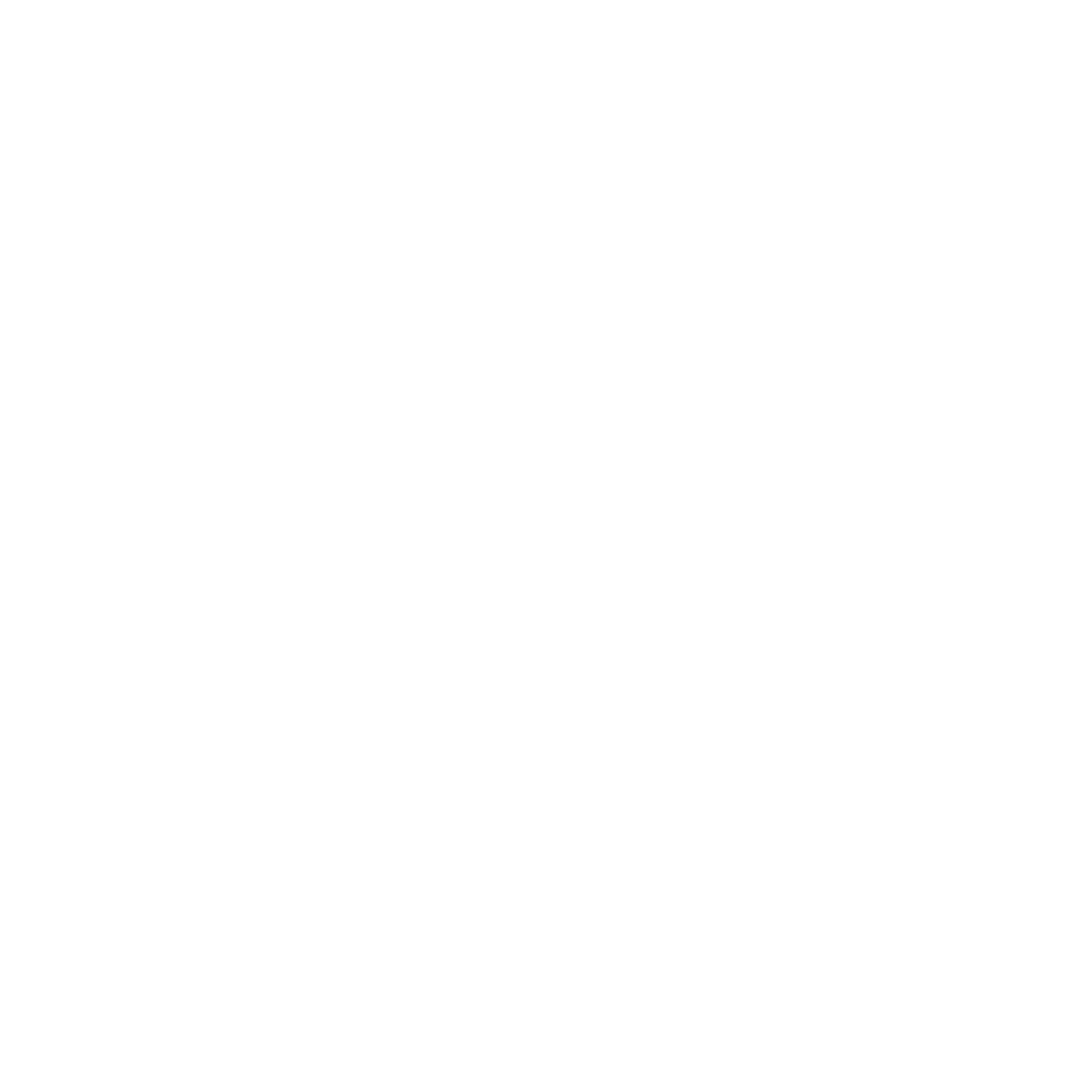 Half Circle Bar Logo #ffffff