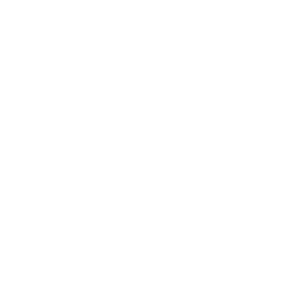 Half Circle Bar Logo #ffffff