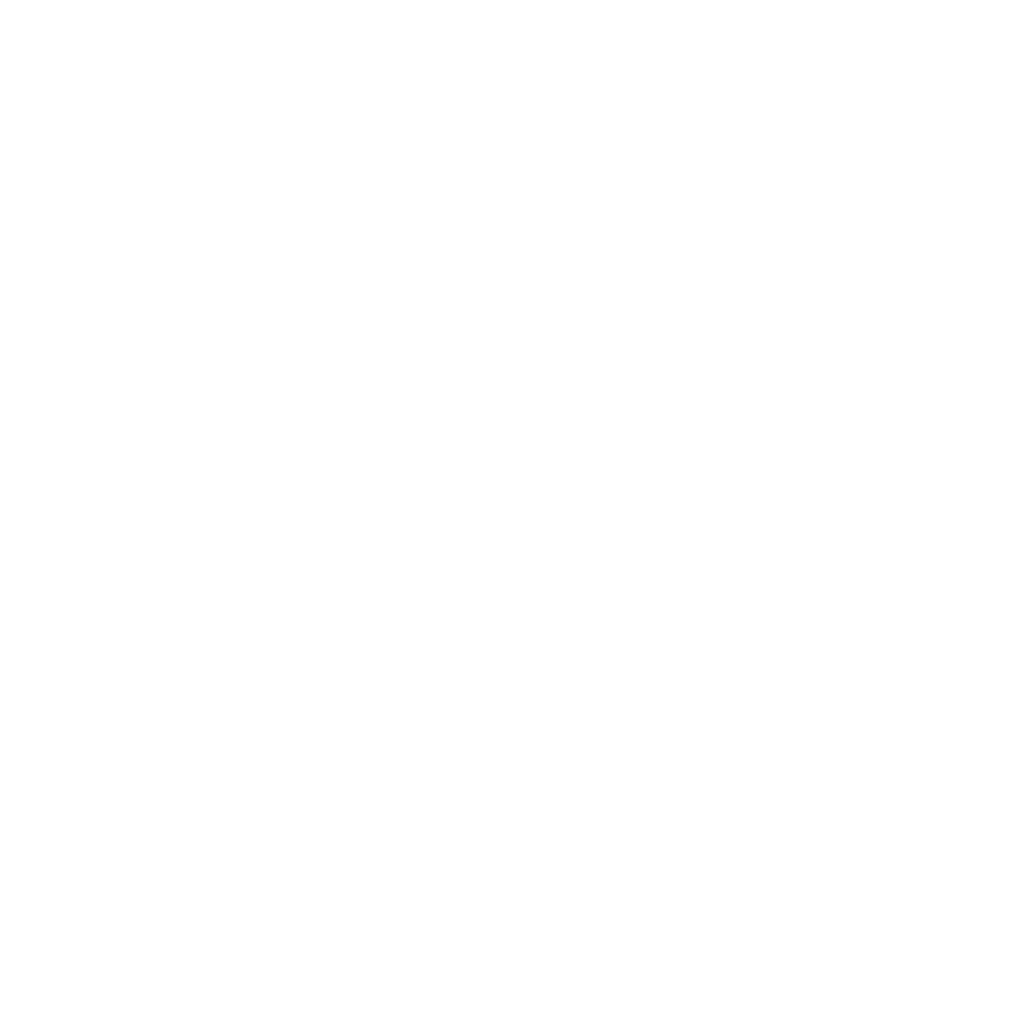 Hand-Drawn Star Burst Logo #ffffff