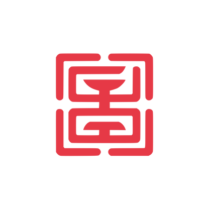 Interlocking Lines Logo #E63946