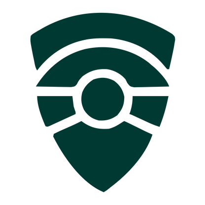 Shield WiFi Signal Logo #003932