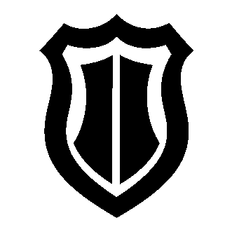 Split Shield Badge Logo