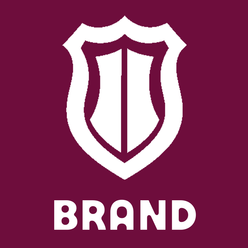 Split Shield Badge Logo preview