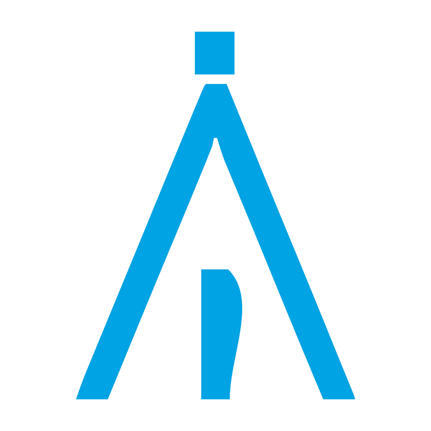 Easel Stand Swiss Logo #00a3e4