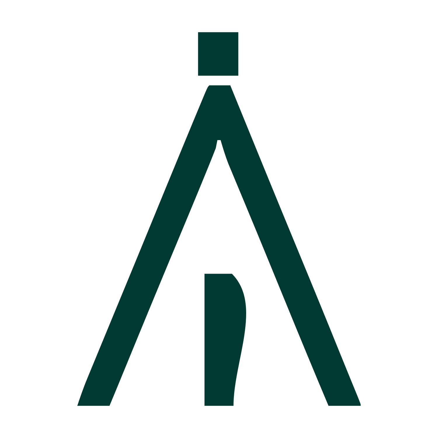 Easel Stand Swiss Logo #003932
