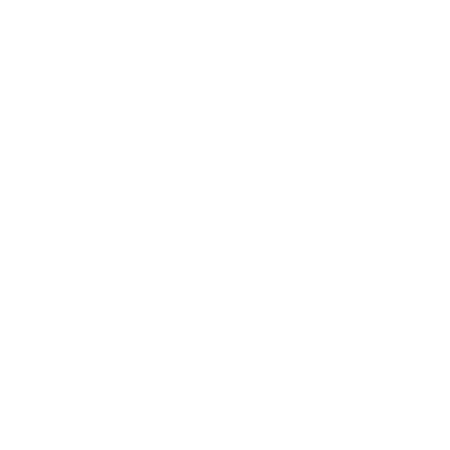 Artist Easel Stand Logo #ffffff