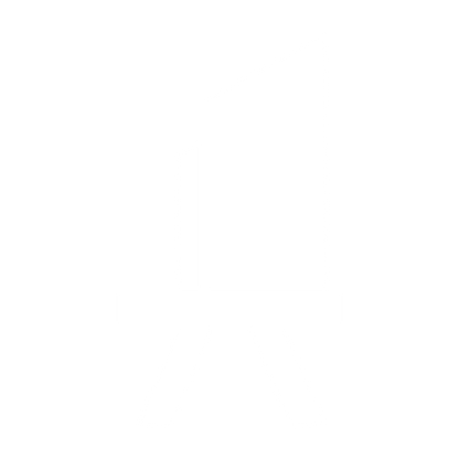 Artist Easel Stand Logo #ffffff