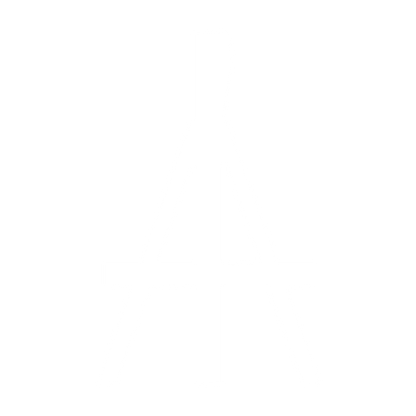 Easel Tripod Stand Logo #ffffff
