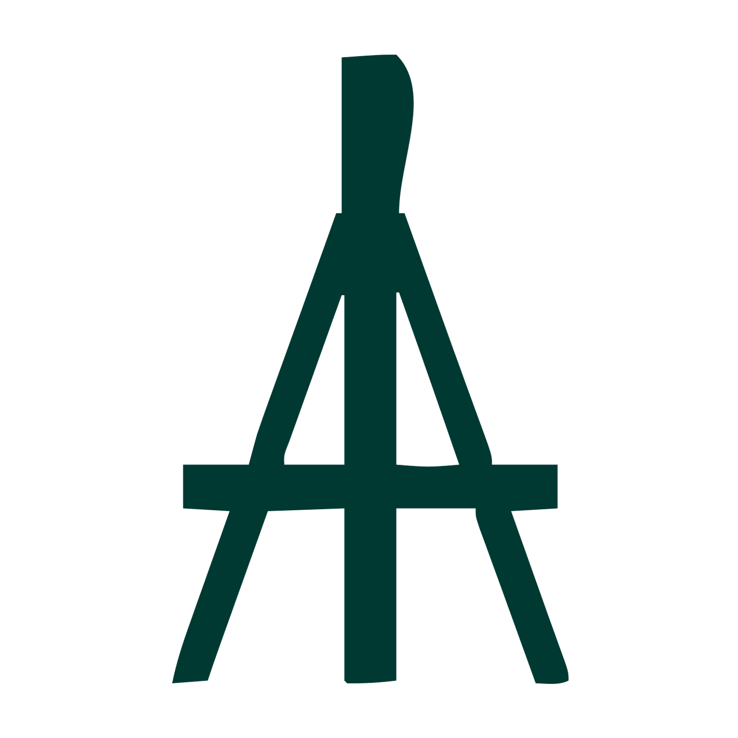 Easel Tripod Stand Logo #003932