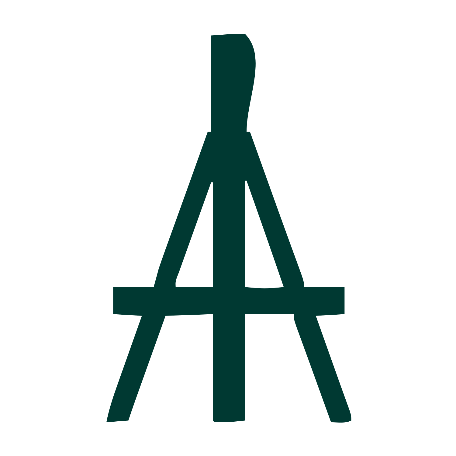 Easel Tripod Stand Logo #003932