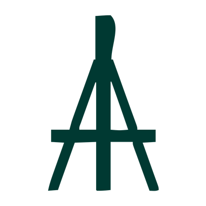 Easel Tripod Stand Logo #003932