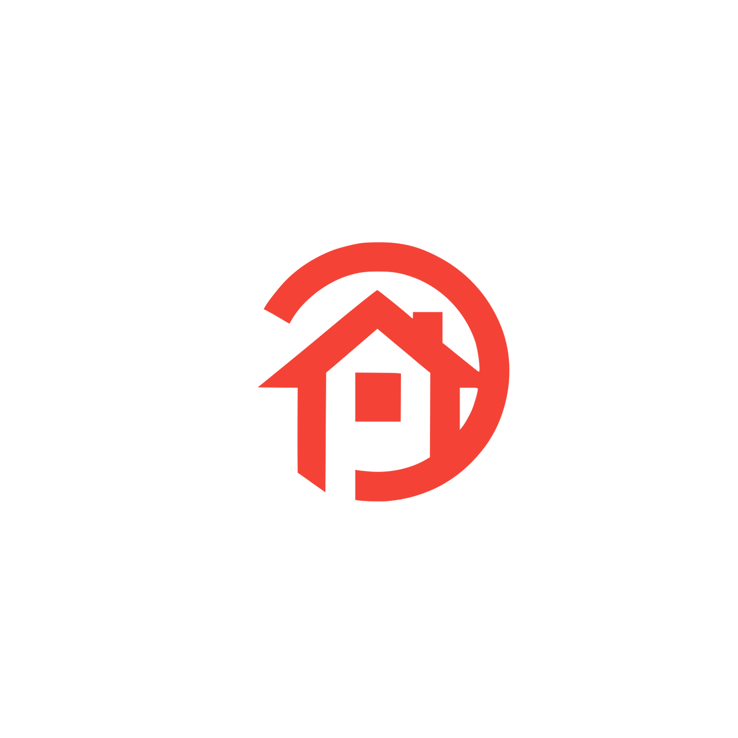House Real Estate Logo #F44336