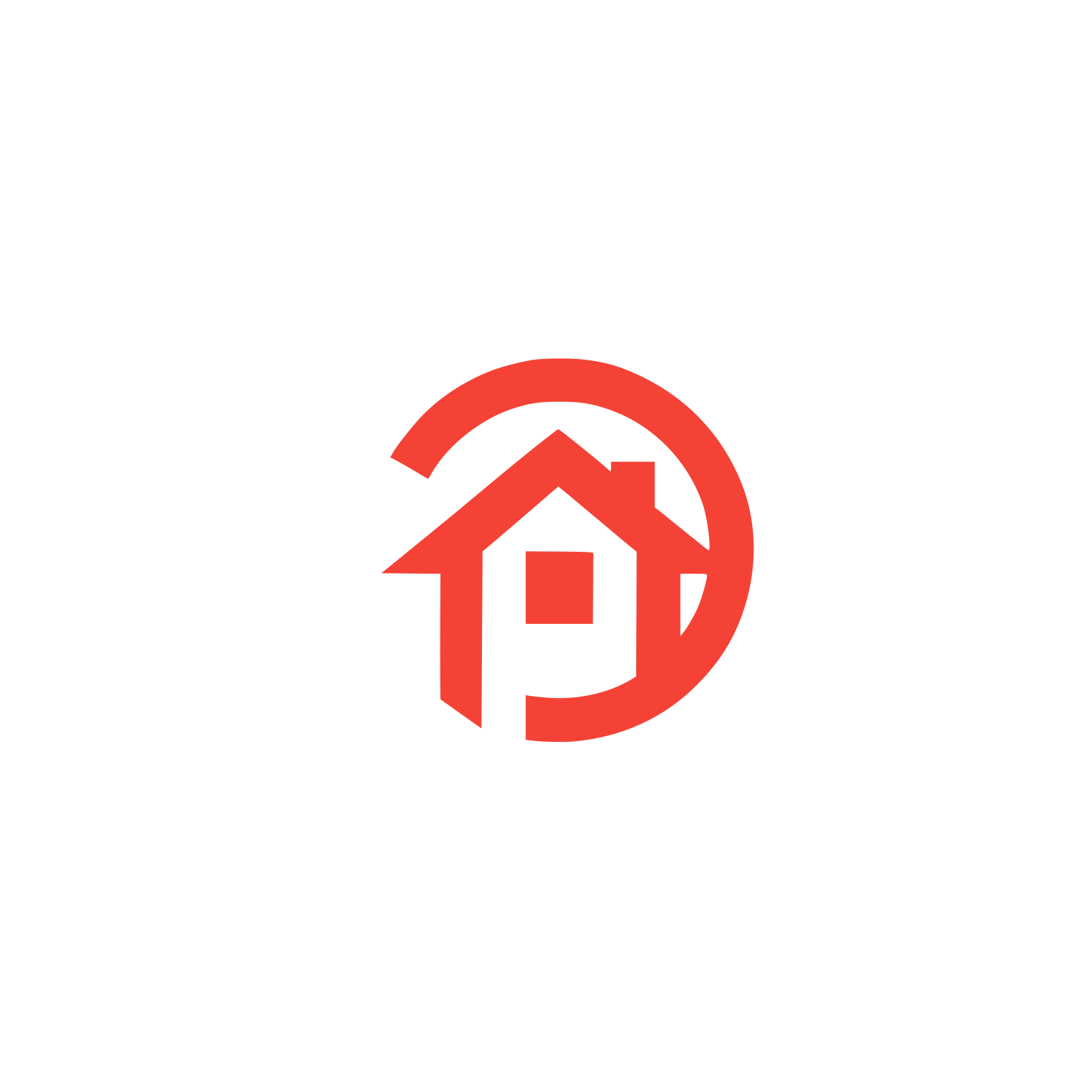 House Real Estate Logo #F44336