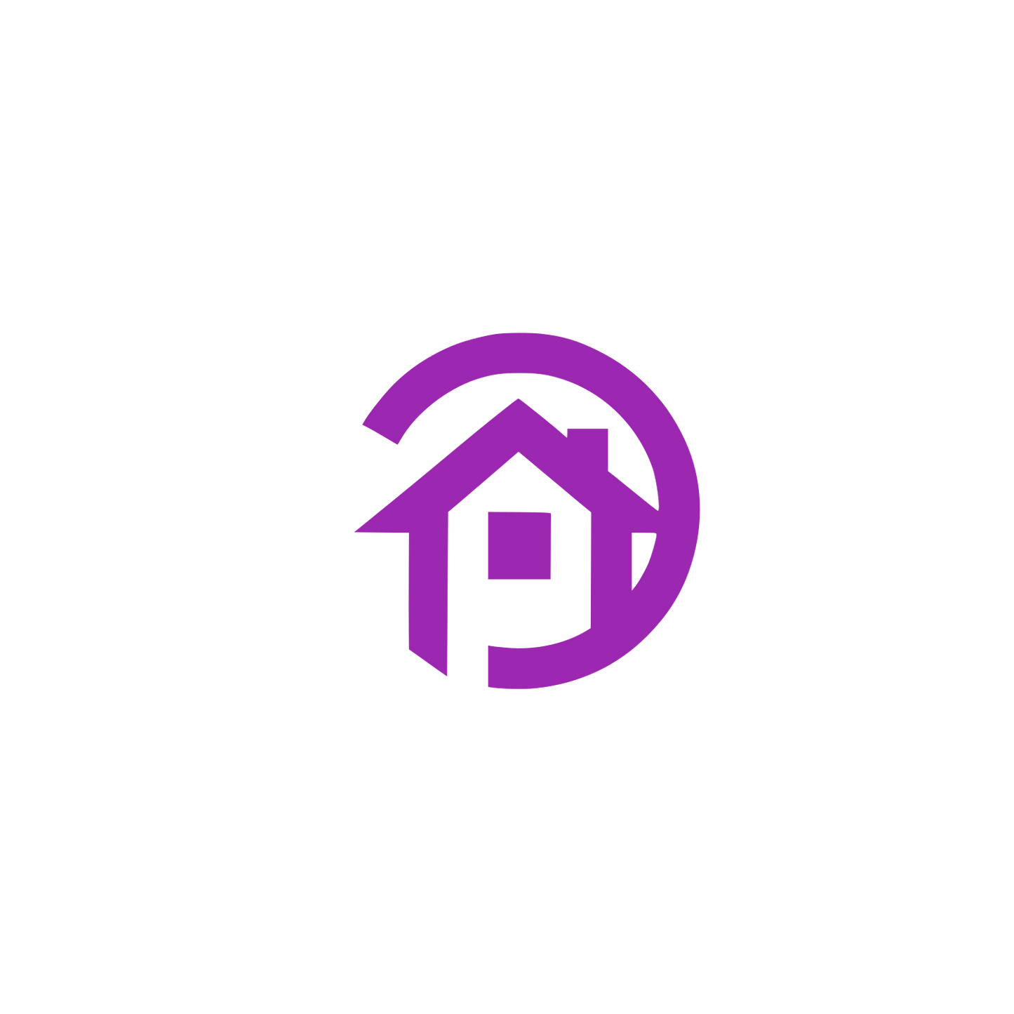House Real Estate Logo #9C27B0