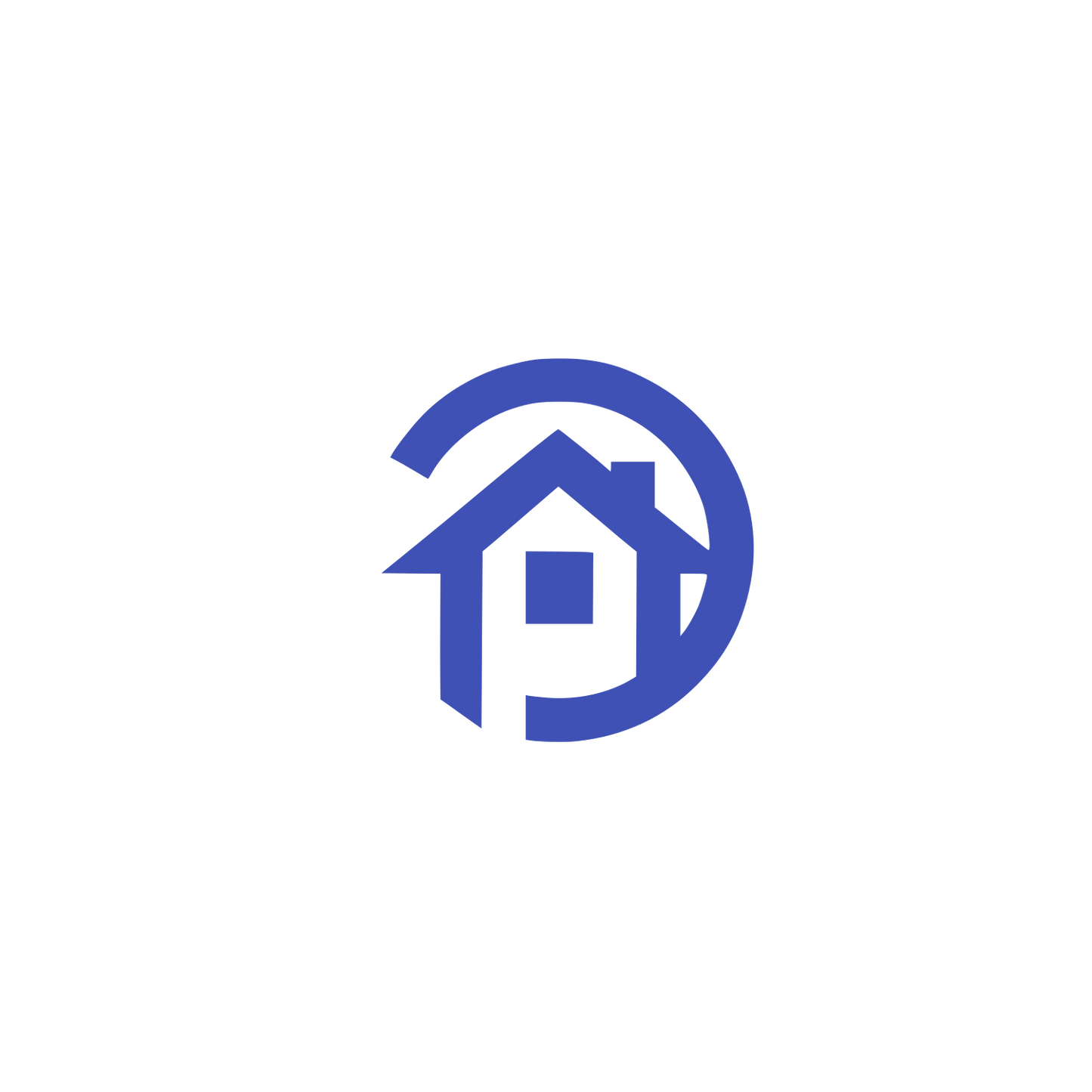 House Real Estate Logo #3F51B5