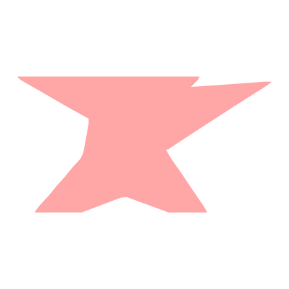 Anvil Silhouette Logo #ffa6a6