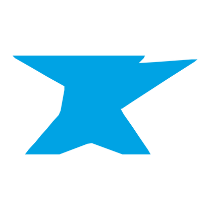 Anvil Silhouette Logo #00a3e4