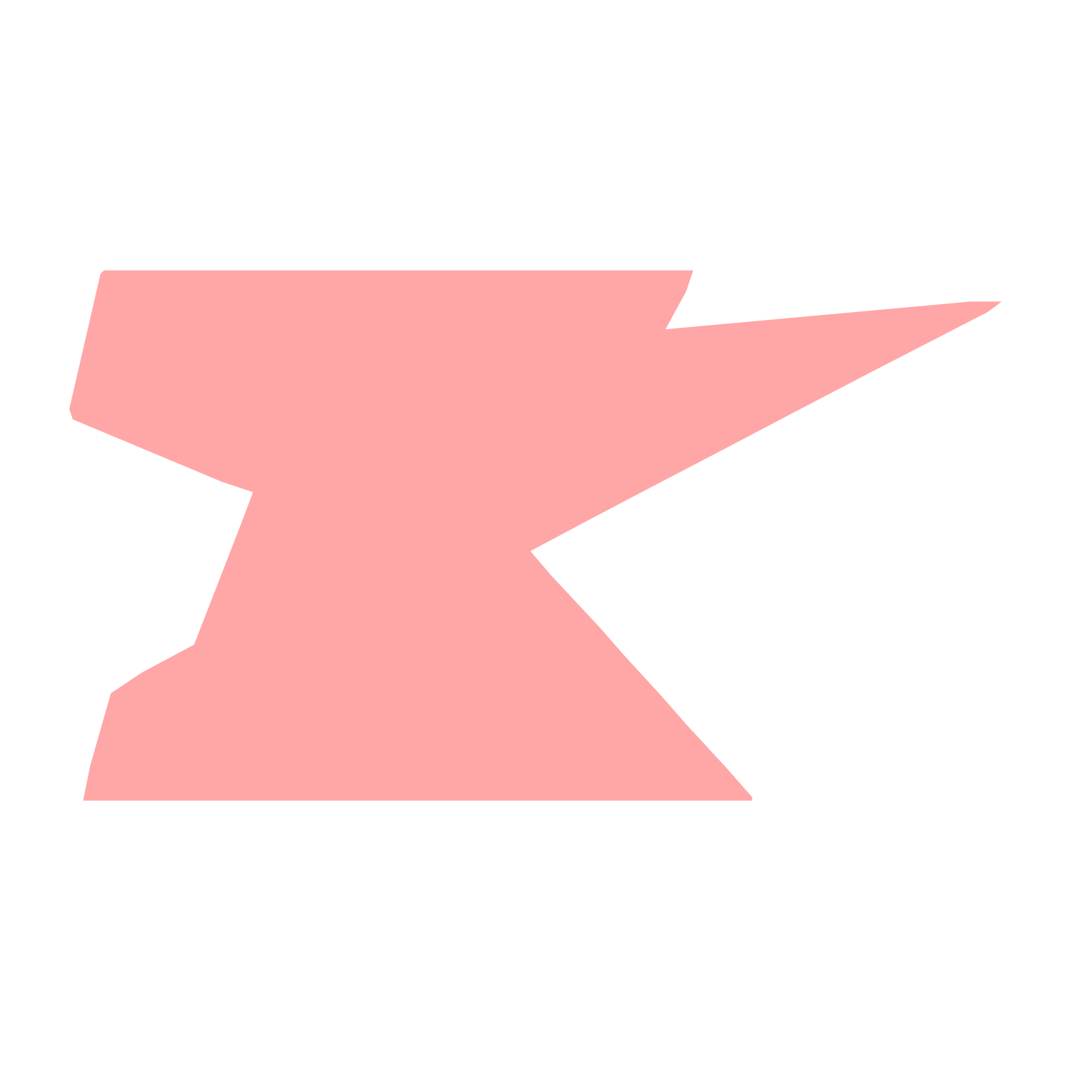 Anvil Bolt Logo #ffa6a6