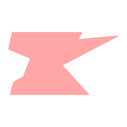 Anvil Bolt Logo #ffa6a6