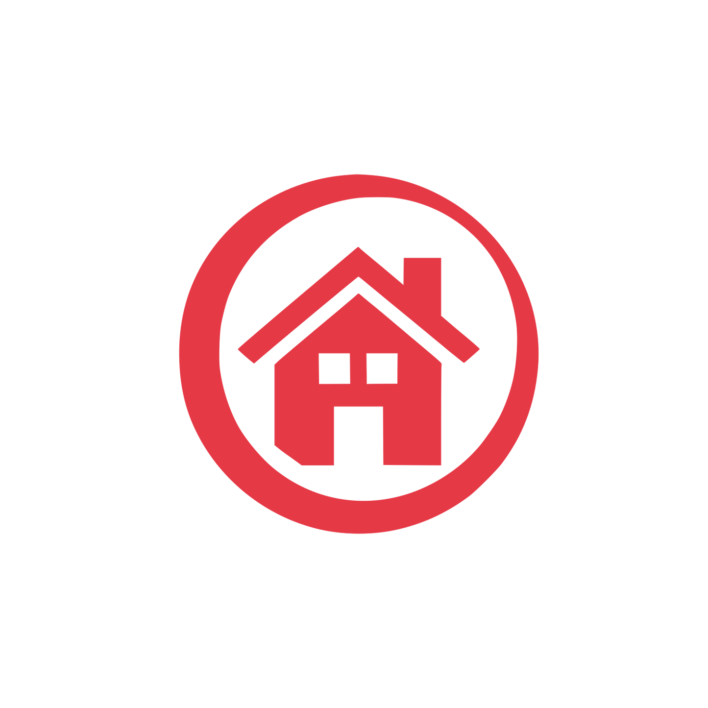 Real Estate Logo #E63946