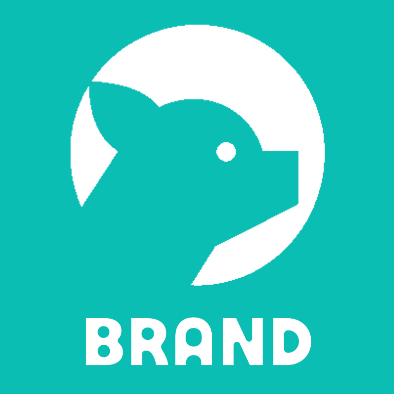 Negative Space Pig Logo preview