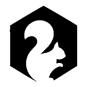 Squirrel Hexagon Logo