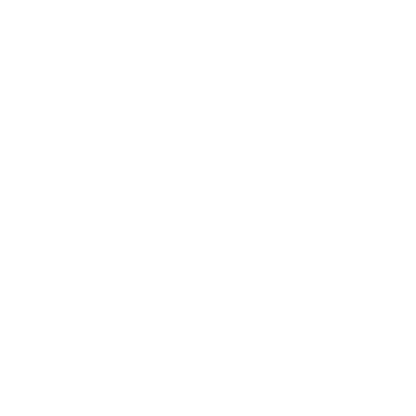 Monoline Crow Logo #ffffff