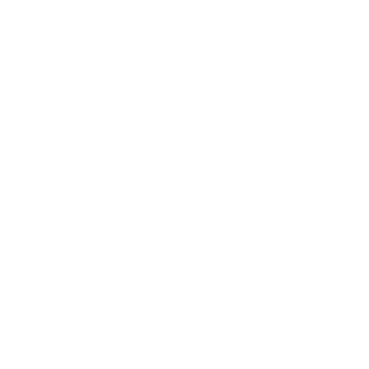Monoline Crow Logo #ffffff