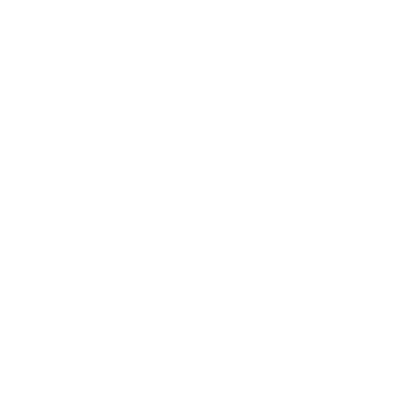Monoline Crow Logo #ffffff