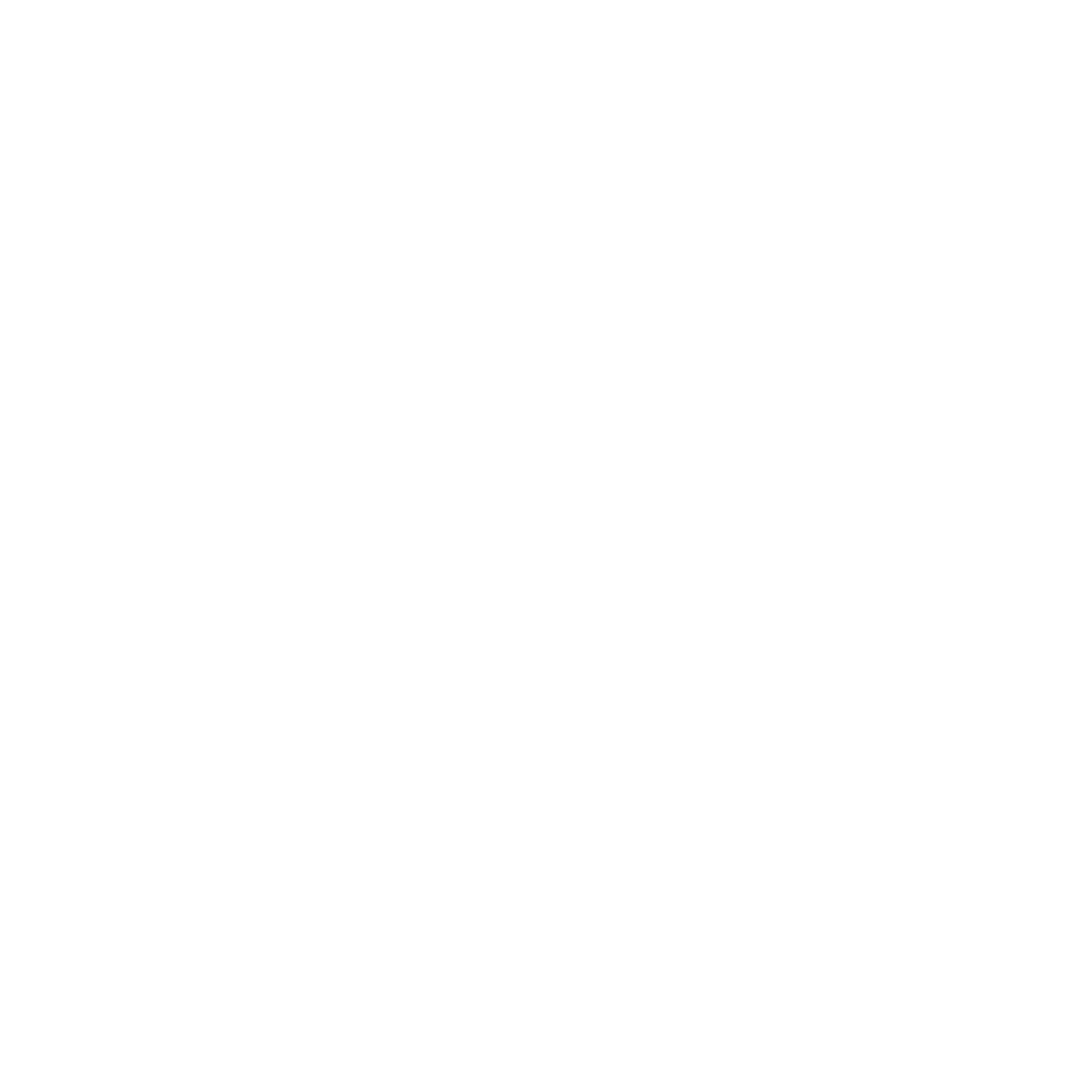 Hedgehog Circle Negative Space Logo #ffffff