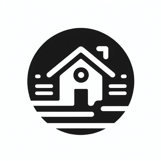 House in Circle Logo
