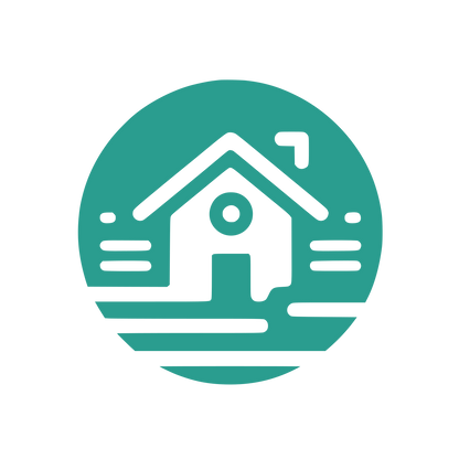 House in Circle Logo #2A9D8F