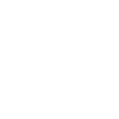 Hedgehog Hexagon Badge Logo #ffffff