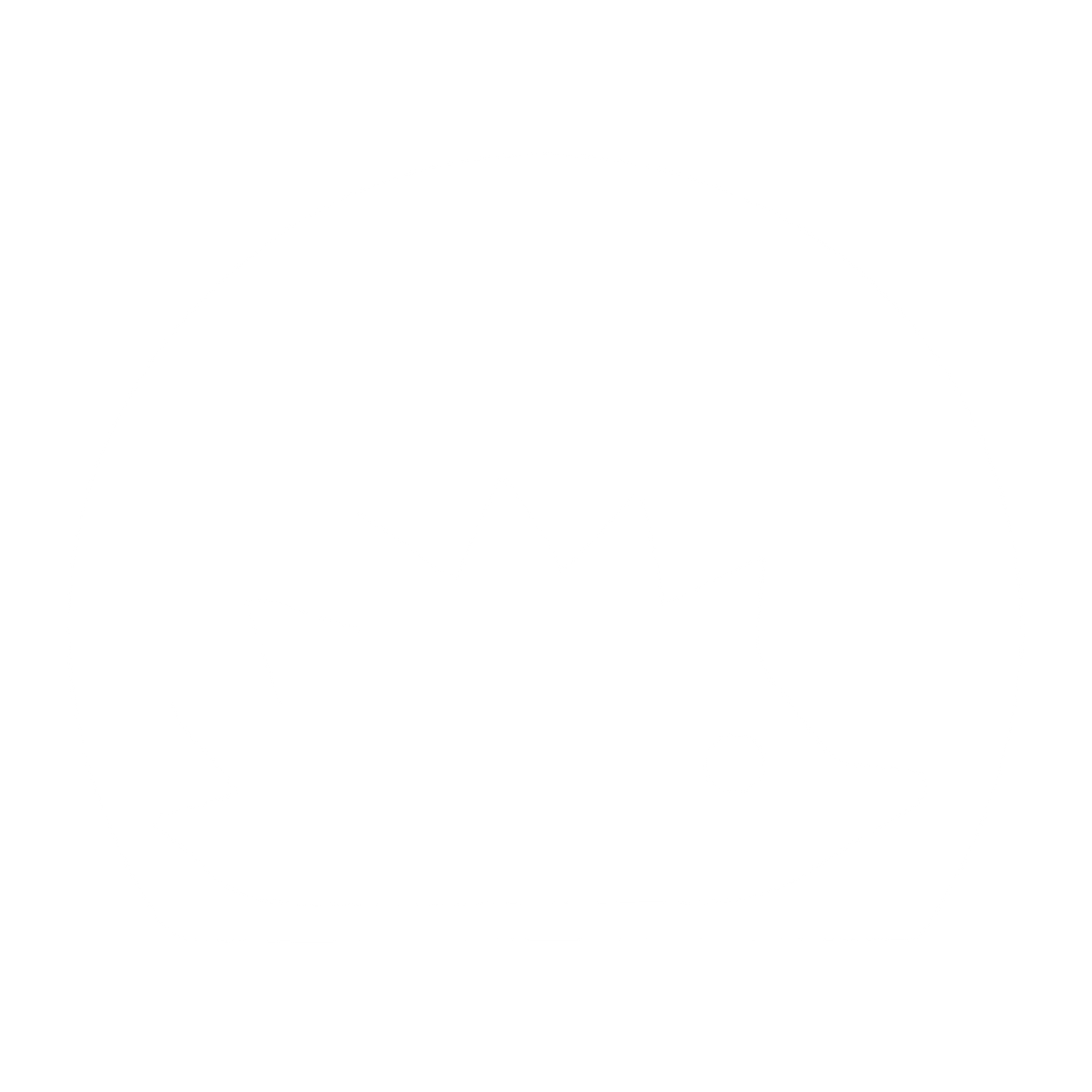 Hedgehog Negative Space Logo #ffffff