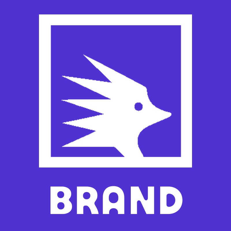 Negative Space Hedgehog Logo preview
