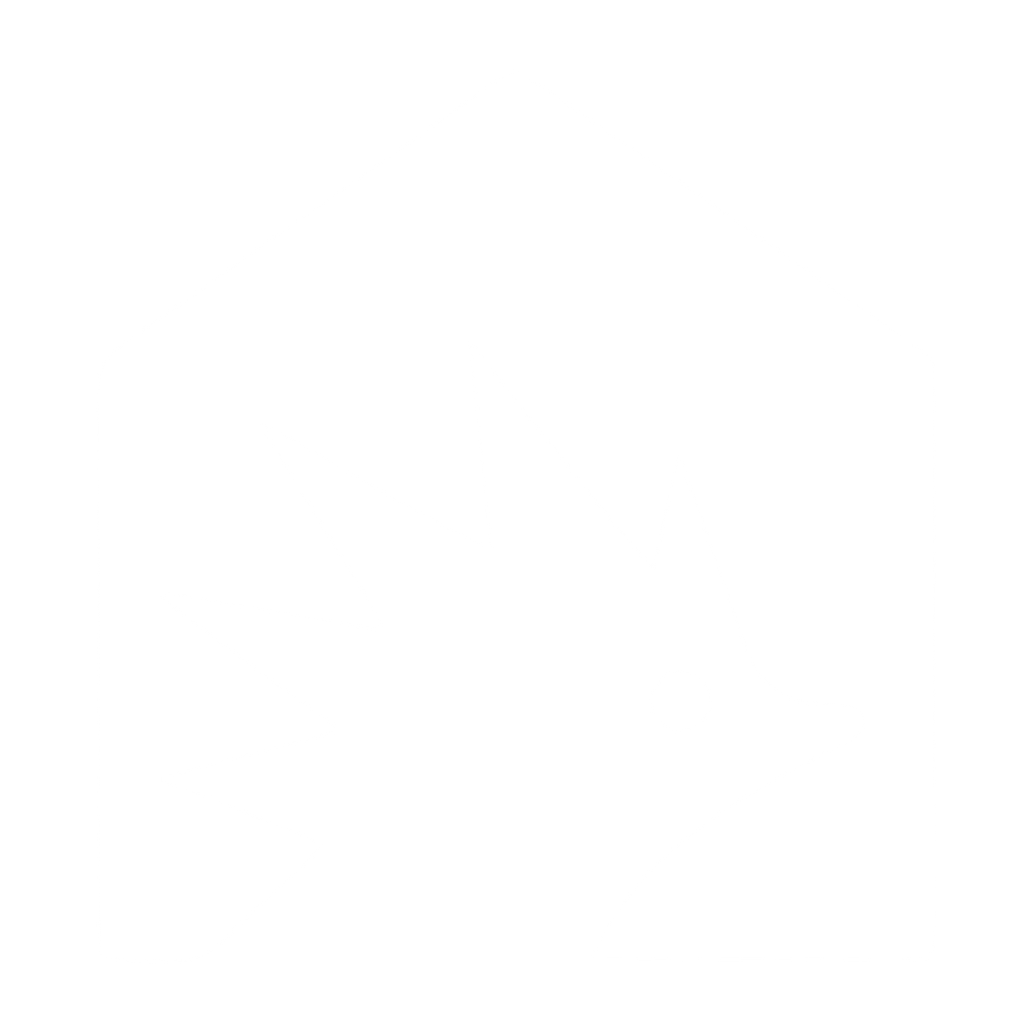 Hedgehog House Negative Space Logo #ffffff