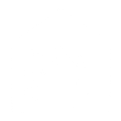 Hedgehog House Negative Space Logo #ffffff