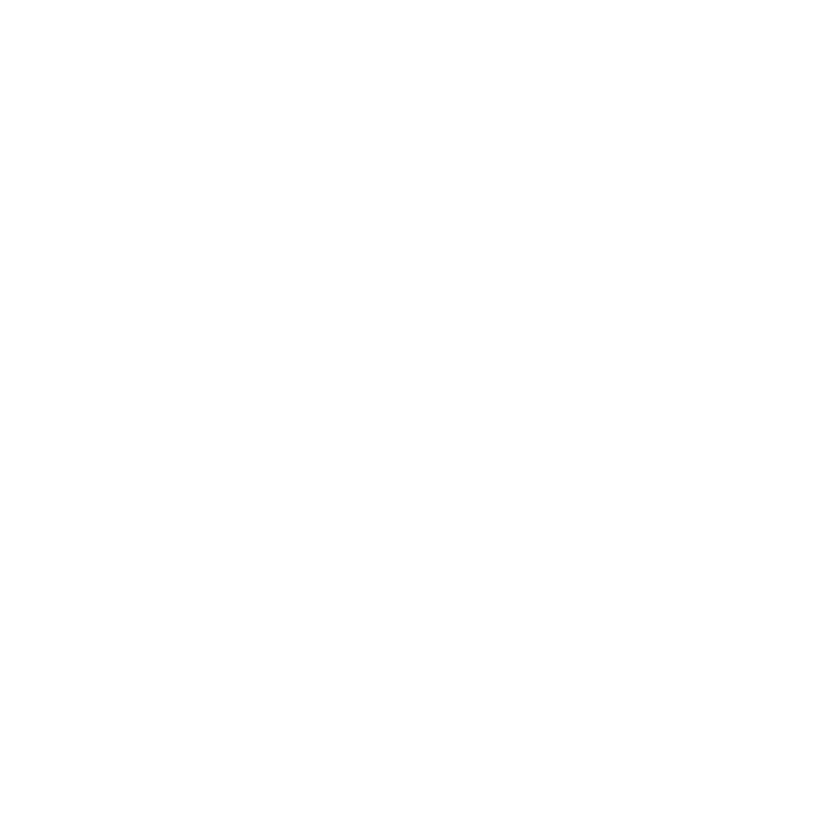 Brutalist Volcano Eruption Logo #ffffff
