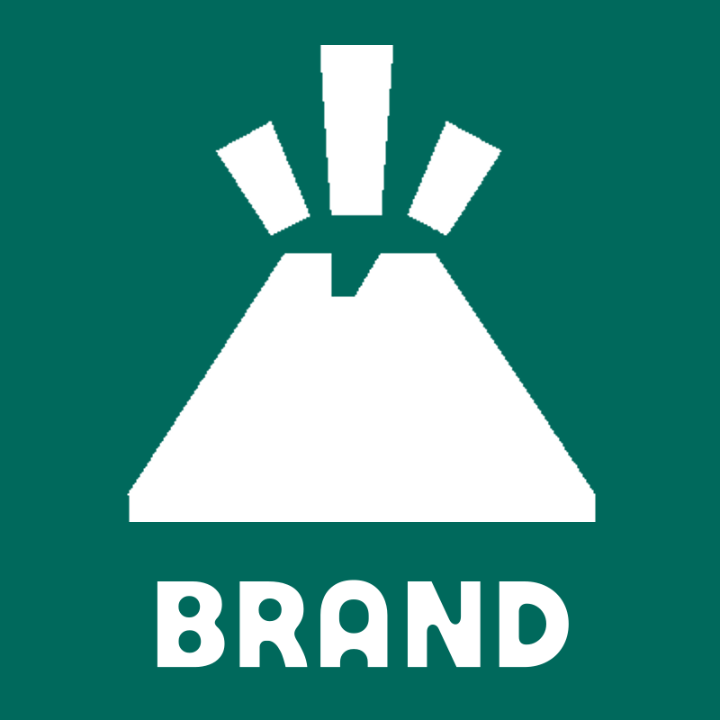 Erupting Volcano Logo preview