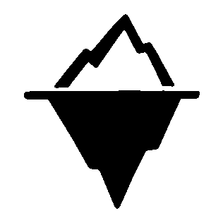 Hand-Drawn Iceberg Logo